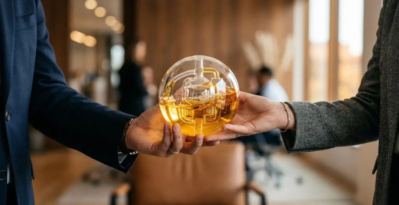 Schéma des flux financiers entre holding et filiales